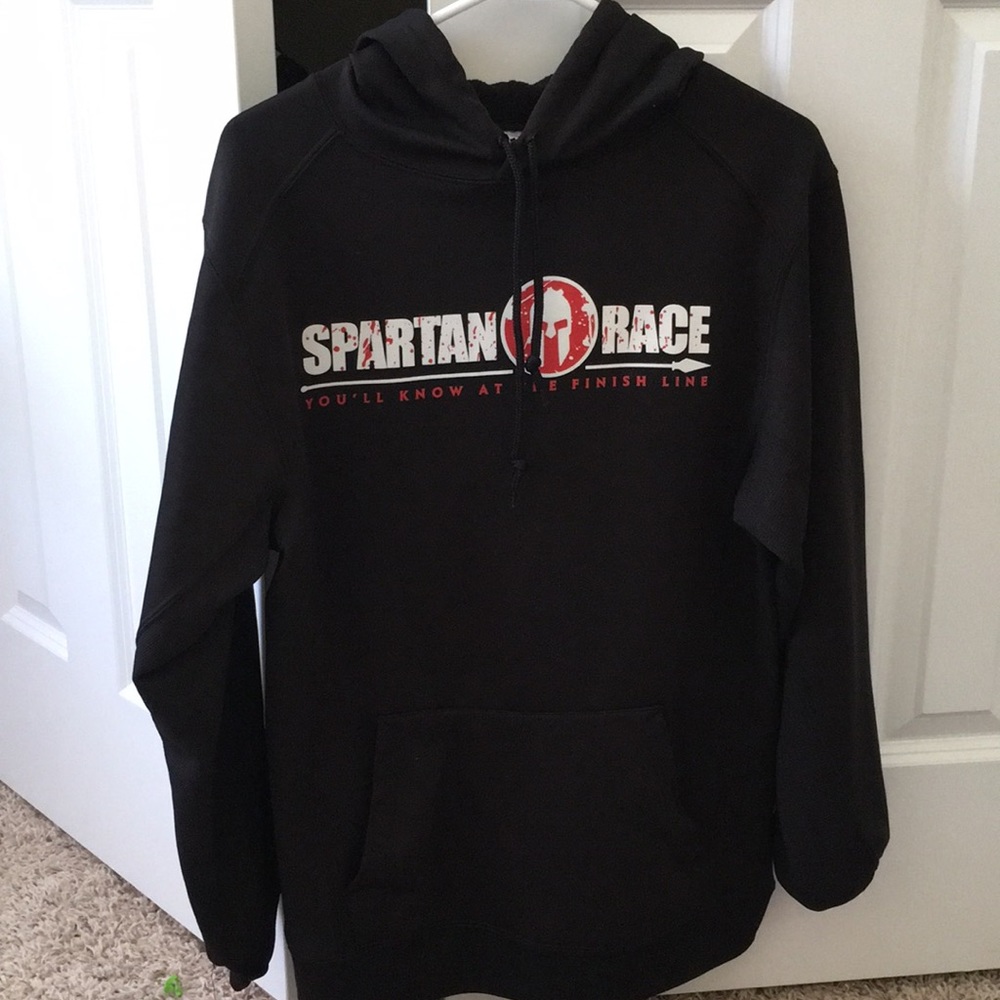 Spartan race hoodie men’s fit like medium new
